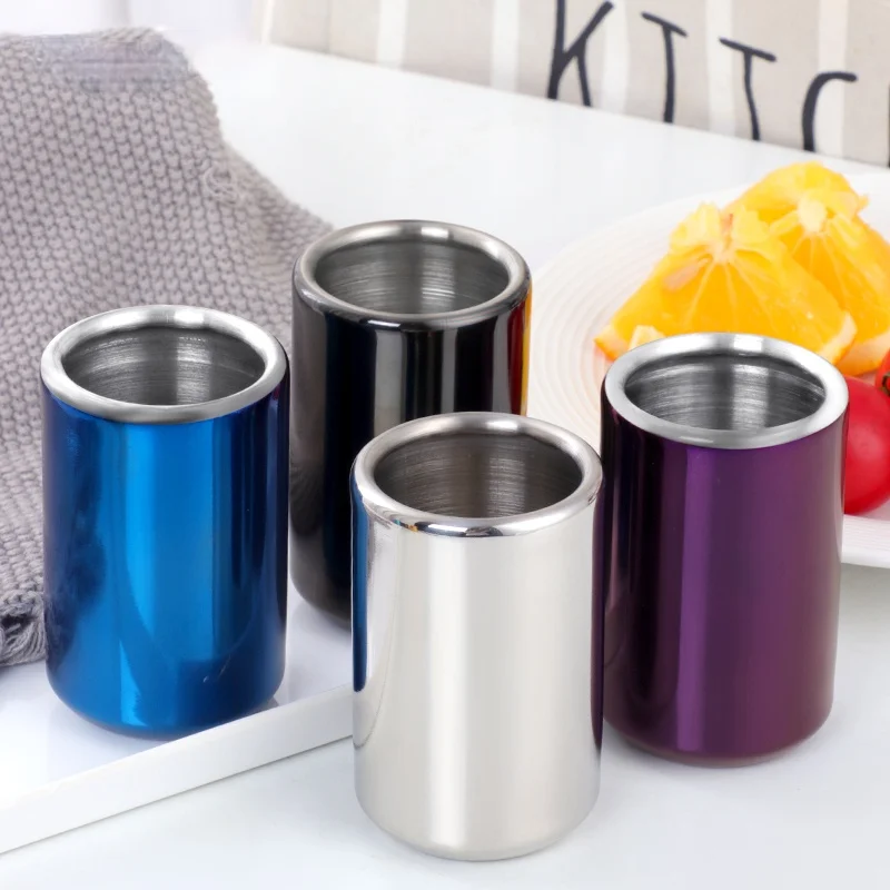 

High Quality 304 Stainless Steel Fruit Fork Set Creative Fruit Fork Tube Small Fork Storage Jar Home Hotel Restaurant KTV