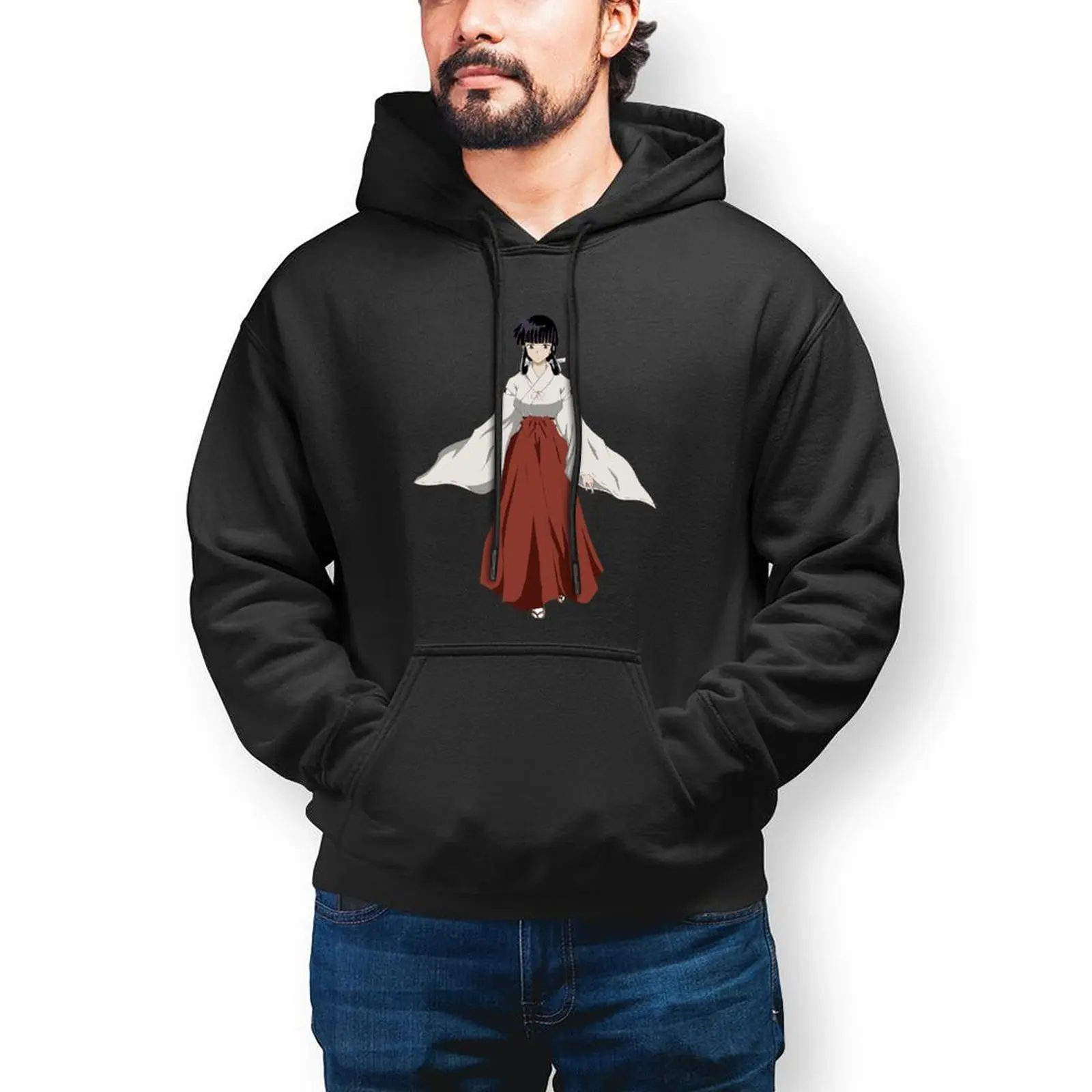 

Inuyasha Hoodies Cotton Loose Pullover Hoodie Autumn Long Casual Hoodie X Men