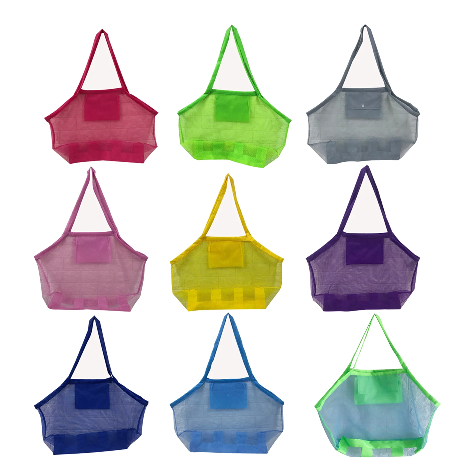 

Big Mesh Beach Bag Swimming Pool Bags for Kids Toy Bag Folding Lightweight