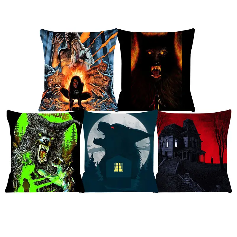 Новинка чехол для подушки Werewolf ужасная подушка Чехол 45x45 Подушка стула домашние
