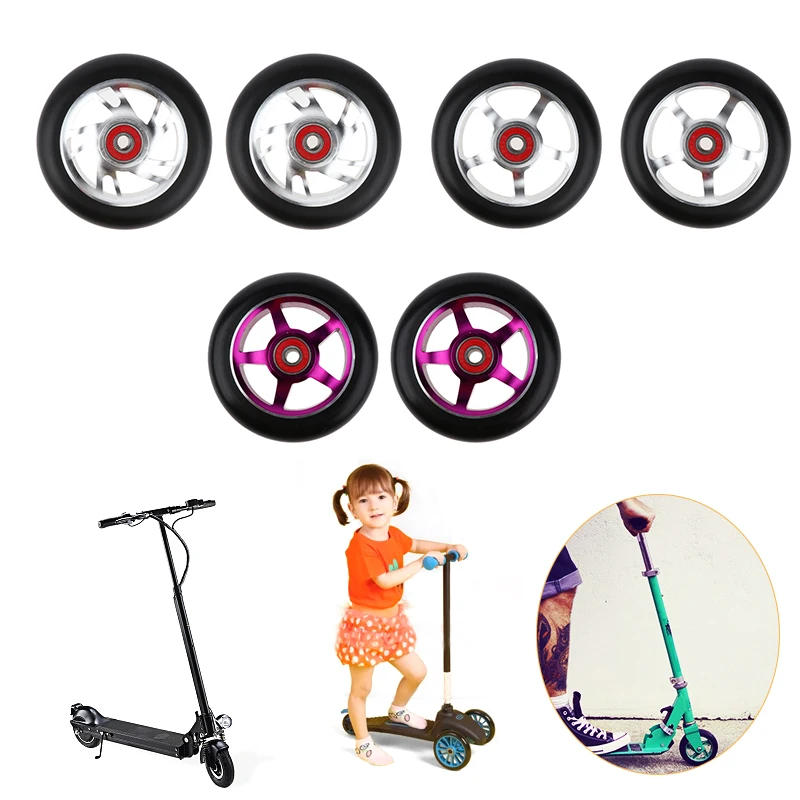 2 шт. Замена 100 мм пуш ап/Запуск ножным стартером/колеса для трюкового скутера с