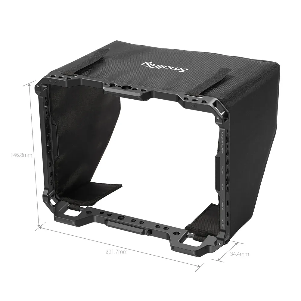 Клетка SmallRig с солнцезащитным капюшоном и зажимом HDMI для Blackmagic Design видеопомощник 7