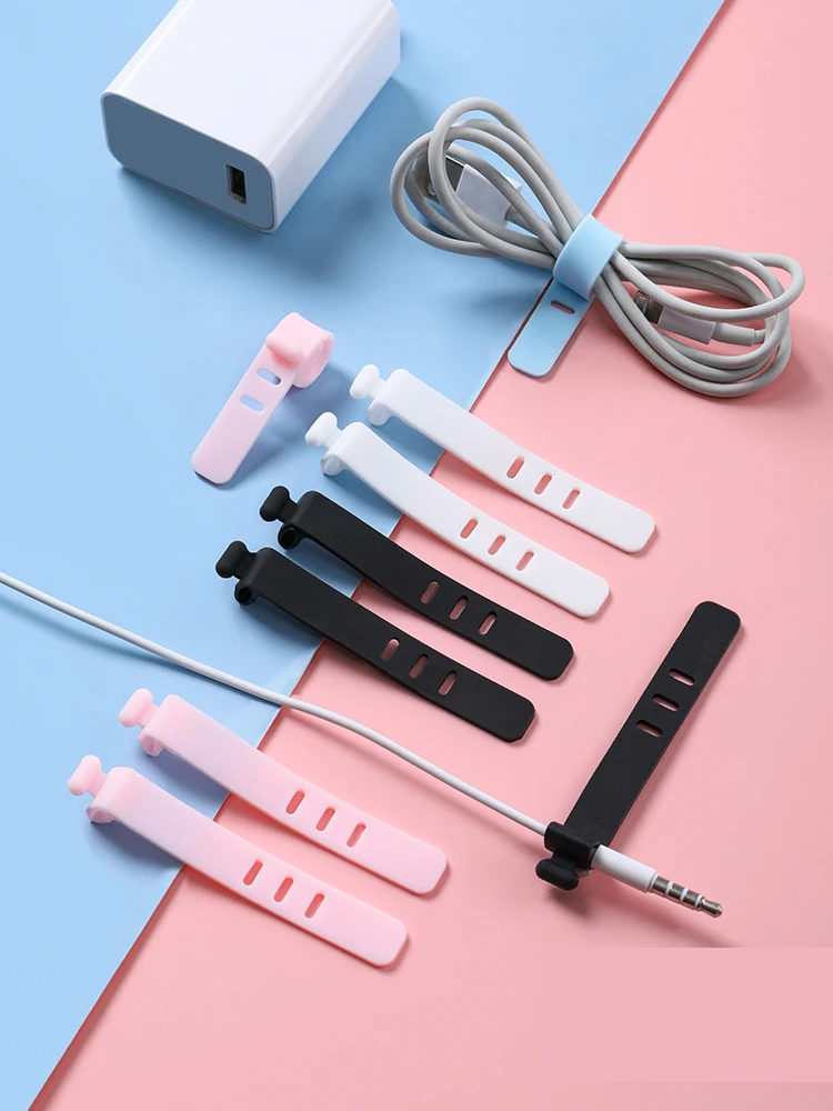 

High grade portable data cable earphone charging cable cable network cable cable storage cable manager silica gel harness cable