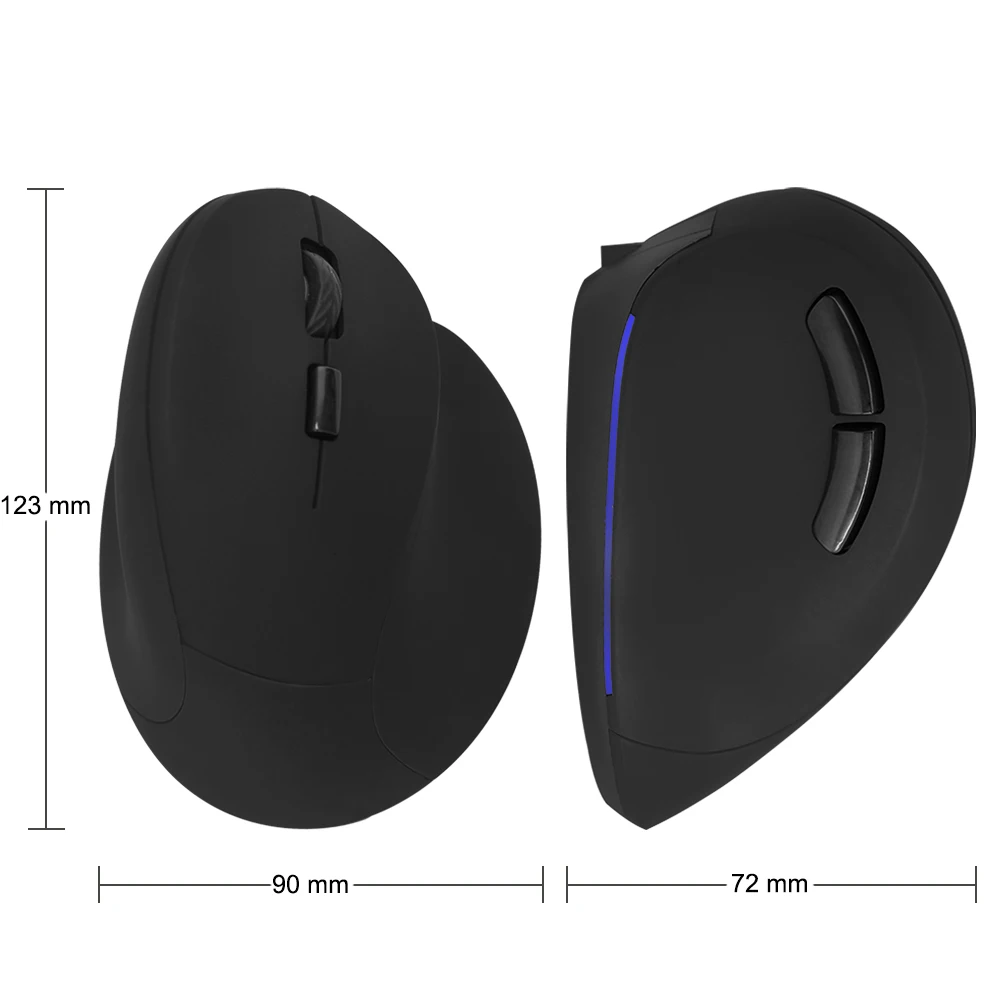 CHYI 2.4G Wireless Mouse Rechargeable Adjustable DPI Vertical Mause Ergonomic Optical Mice For PC Laptop Computer Gamer | Компьютеры и