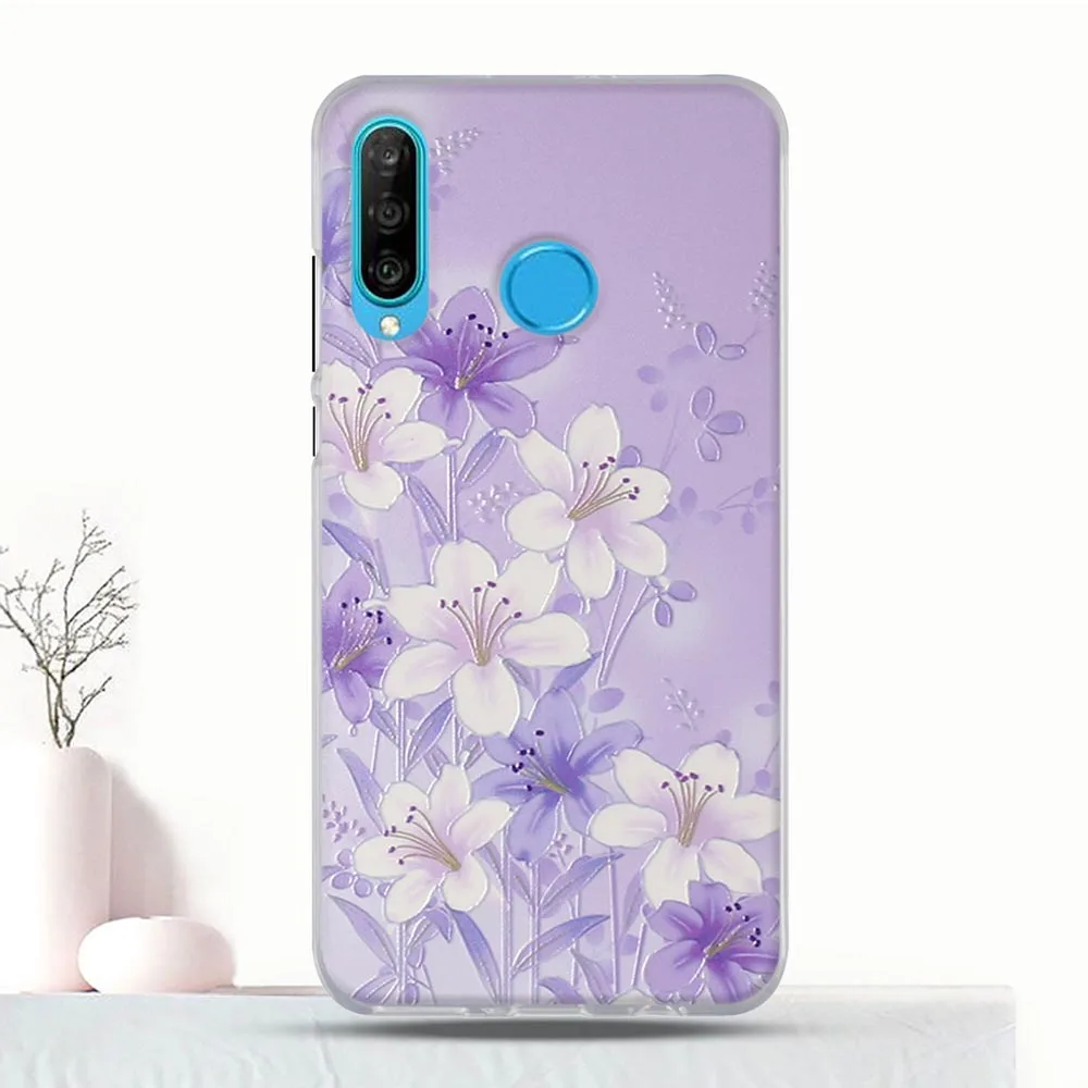 For Huawei P30 Lite Case Funda TPU Phone Case Fashion Print For Huawei p30 Lite Cover Silicone For Huawei P30 Lite Bumper Coque