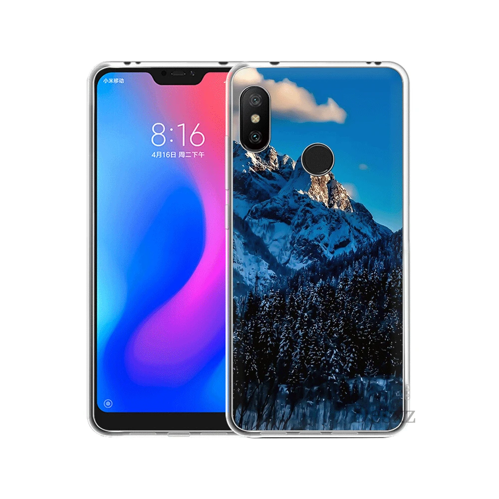 Чехол для мобильного телефона Xiaomi Redmi Note 6 7 Pro 5A 4 4X 3 5 Твердый чехол зимняя Снежная