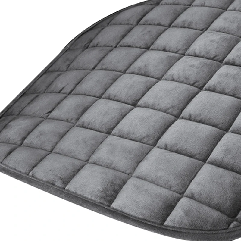 

Velvet Car Cushion Front Seat Cushion Breathable Cotton Stuffed Seat Cover Auto Seat Pad Mat Protective Backless Plush Seat New