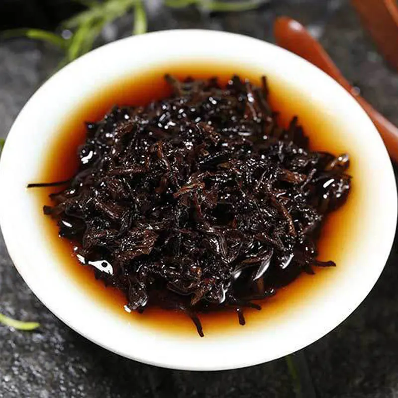 

China Yunnan Oldest Ripe Pu'er Tea Down Three High Clear fire Detoxification Beauty Lost Weight Green Food