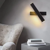 modern led wall light rotating sconce lamp 110v 220v vanity light wall lamp bedroom direct creative aisle