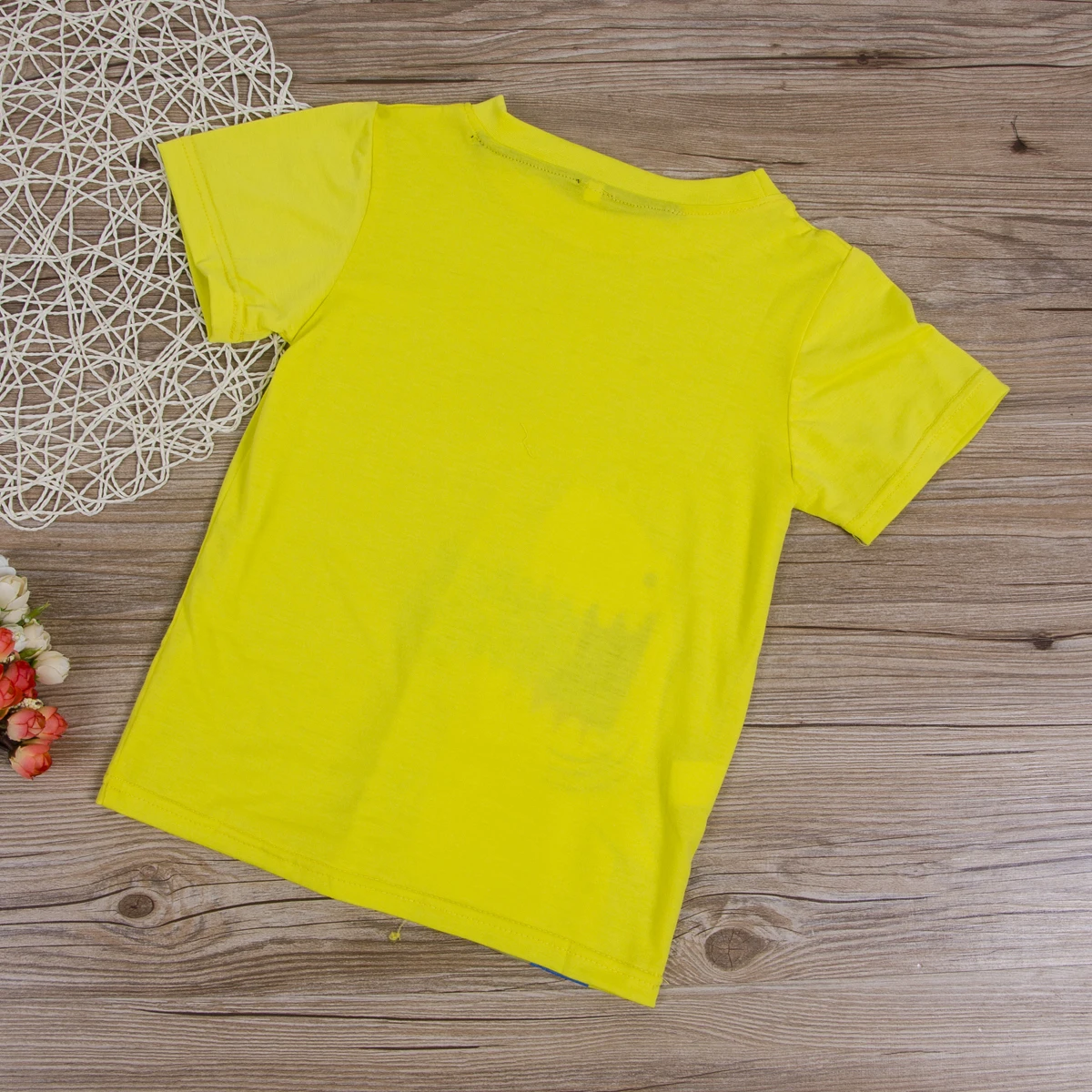 Летняя футболка с короткими рукавами для маленьких мальчиков принтом животных