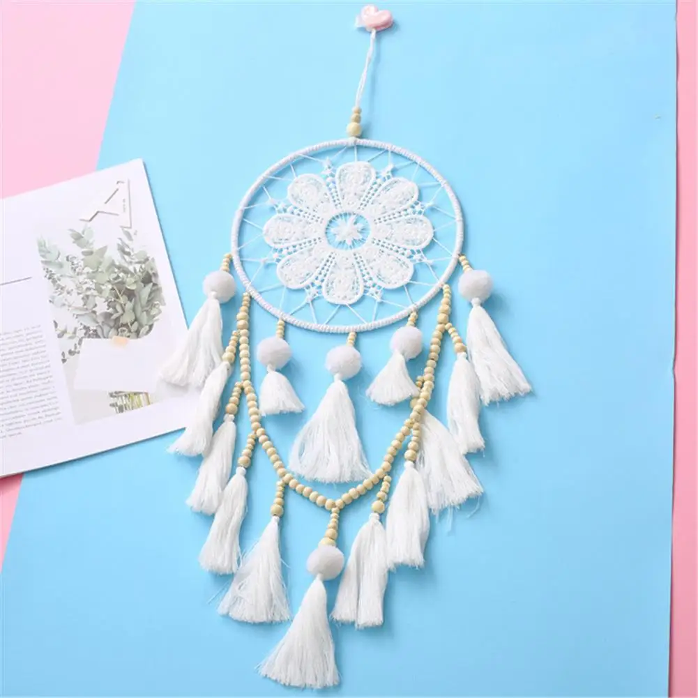 

Handmade Dream Catcher Wind Chimes Home Hanging Craft Gift Dreamcatcher Ornament Car Hanging Bedroom Decoration