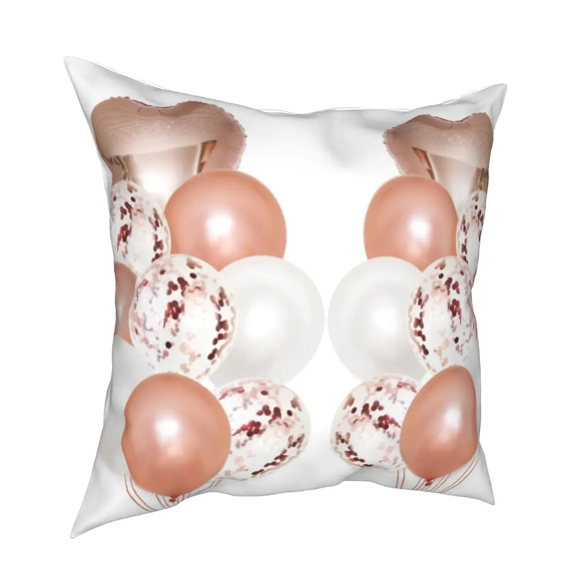 

Colorful love balloon Sequin printed pillow case banquet balloon linen pillow case sofa home decoration pillow case
