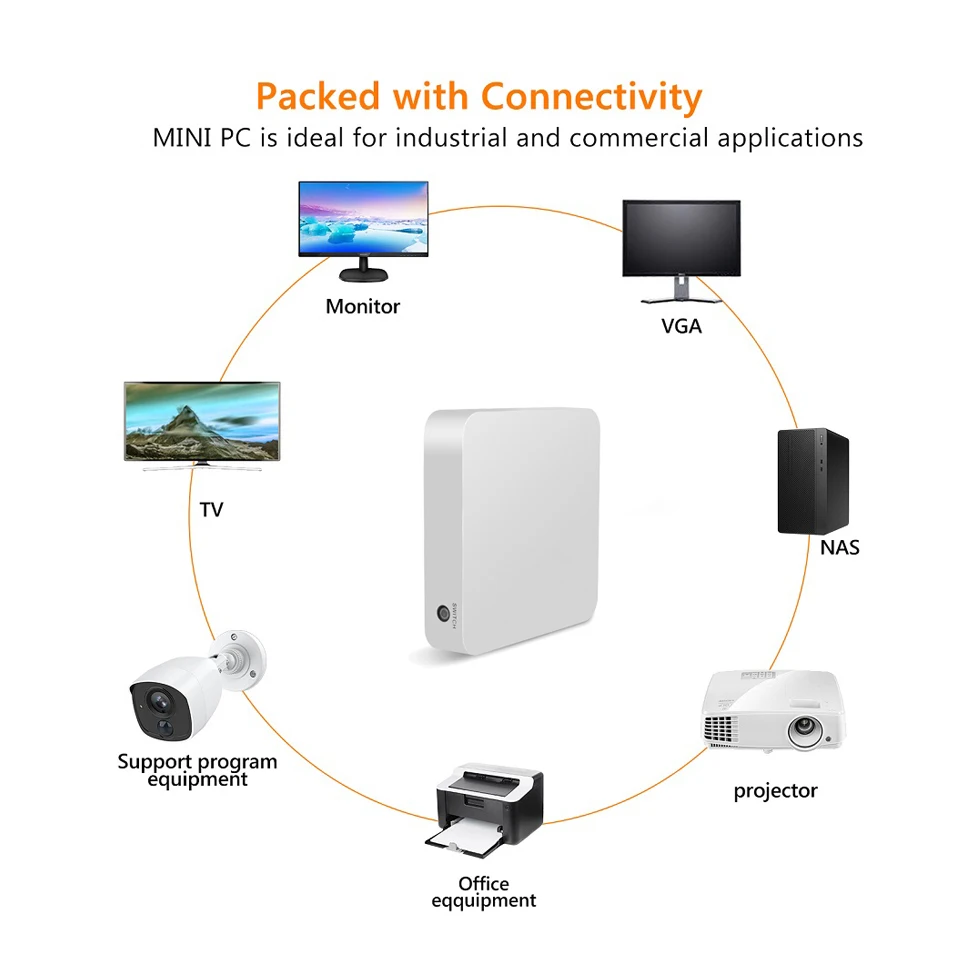 X26 пластиковый модуль Мини ПК Celeron N2810 Windows 7 неттоп Wi-Fi Hdmi VGA офисный компьютер настольный ТВ коробка Мини компьютер