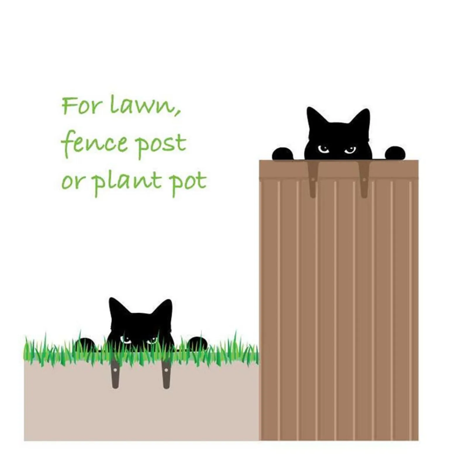 Животные украшение для сада скульптура Остерегайтесь собаки кошки лисы лужайки