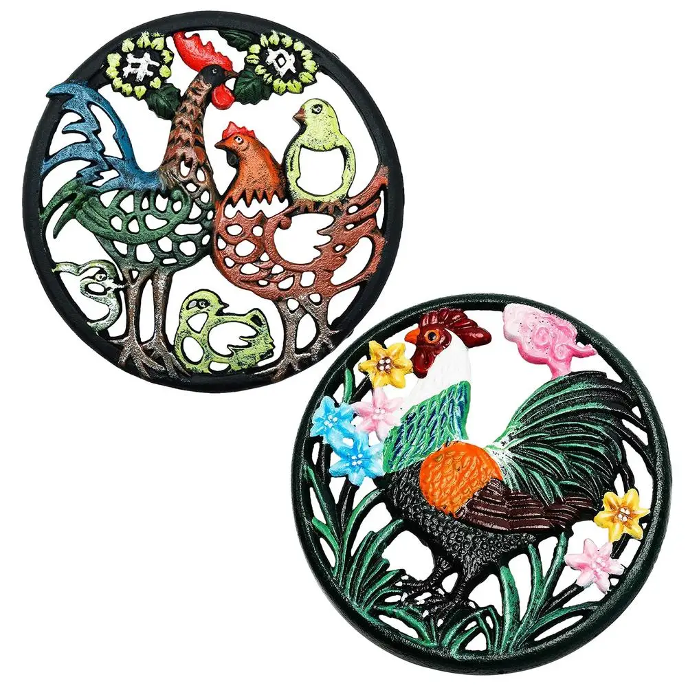 

Подстилка для петуха, железная изоляционная подстилка с отверстиями, кухонный обеденный стол, кухонная посуда, кастрюля, миска, коврик для з...