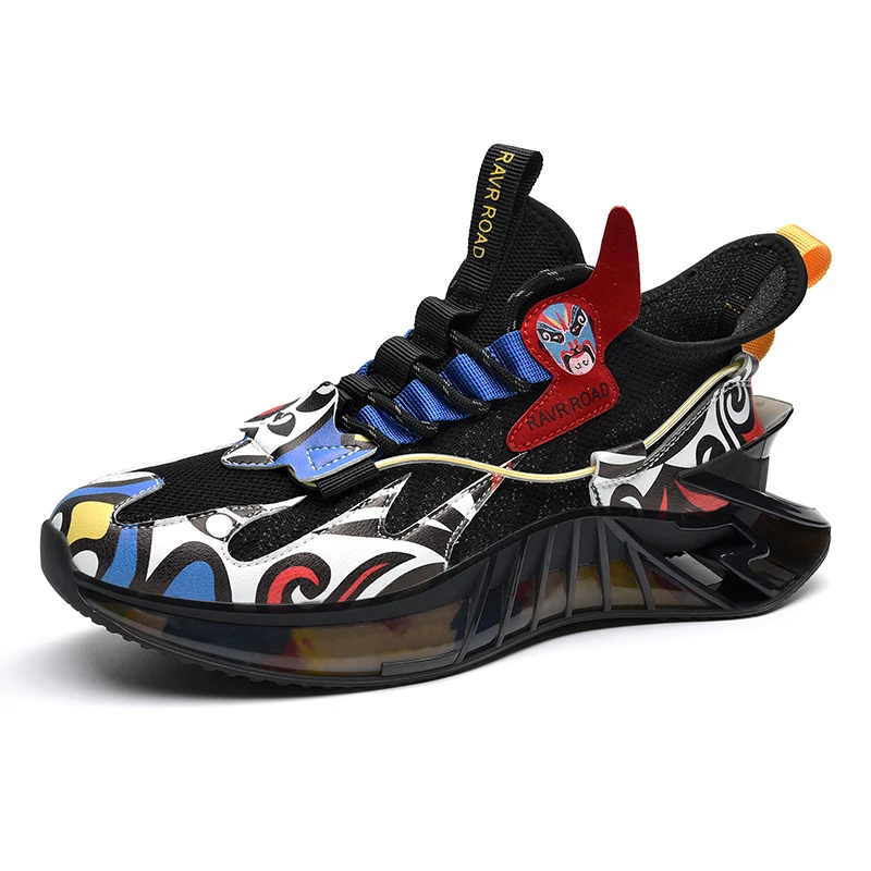 

2021 Autumn Men's Shoes Sneakers Lace-Up Mixed Colors Cross-tied Round Toe Fashion Leisure Soft Low Heel Running Shoes Casuals