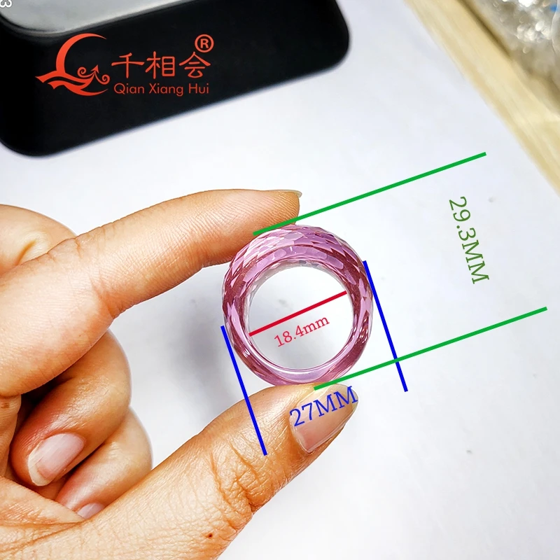 Однократное формирование розового и красного цвета 18 4 мм кубического циркония