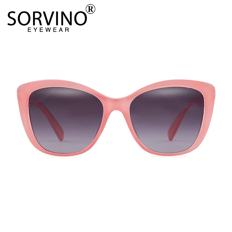 Женские солнцезащитные очки SORVINO 2020 в стиле ретро с кошачьим глазом брендовые