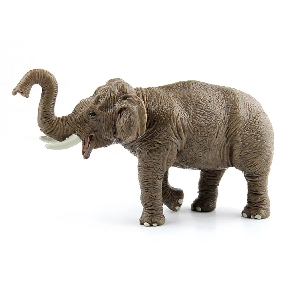 

Детская статическая имитация диких животных, мир, аналогичный Африканскому мужскому слону, прочная модель ручной работы