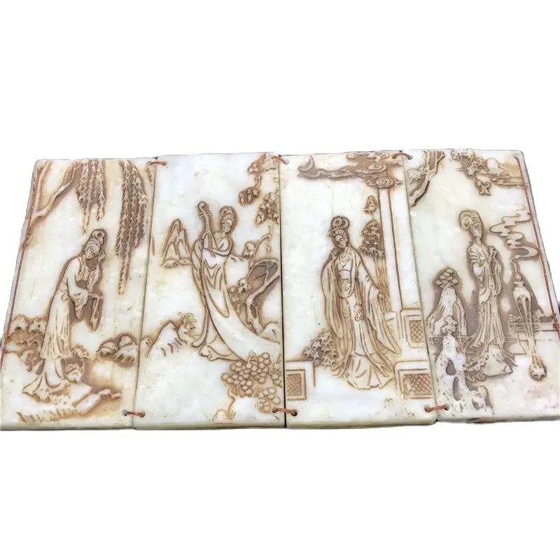 Нефритовая Снежная война Han four beauty meilanzhuju антикварные украшения