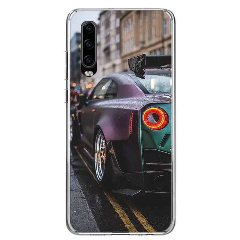 Автомобильный крутой чехол GTR для телефона Huawei P30 Lite P20 P40 P50 Mate 40 30 20 10 Pro Роскошный