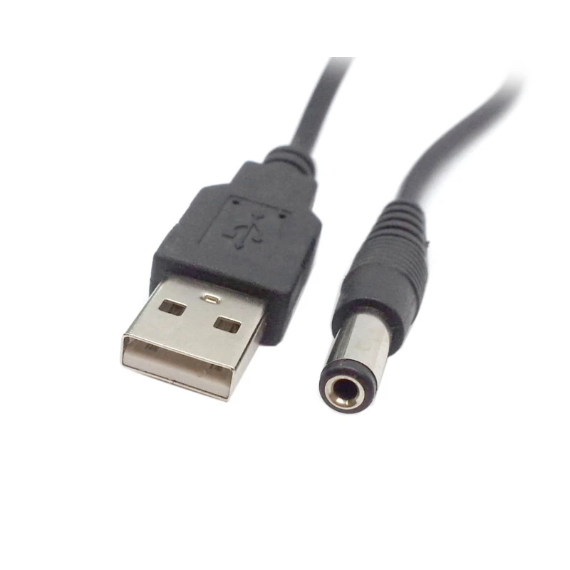 0 8 м USB 2.0 тип A штекер до 5 мм DC 2 питания Цилиндрический разъем в кабель постоянного