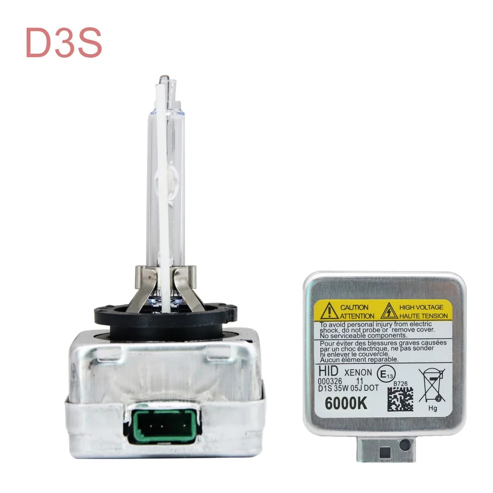 D1S ксеноновая HID лампа D2S D2R D3S фара 4300k 5000k 6000k 8000k Автомобильная 35W 12V | Автомобили и