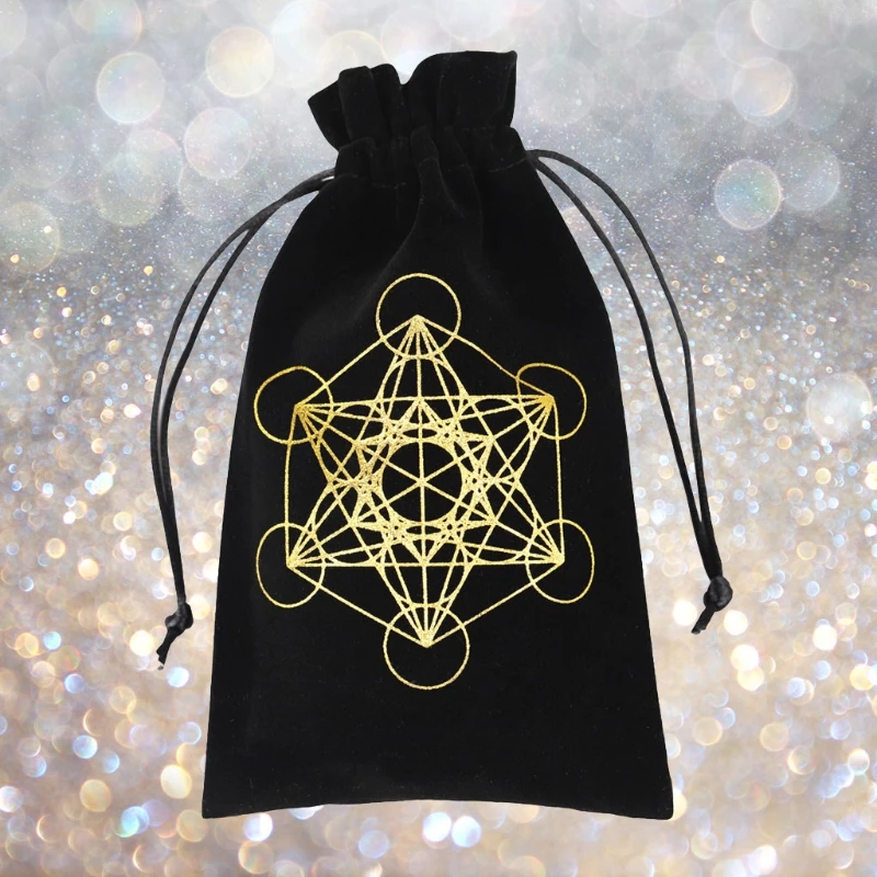 Портативная бархатная сумка для хранения плотная Подарочная с вышивкой детей и