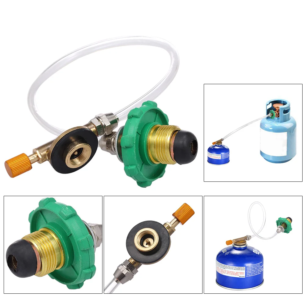 Открытый кемпинг газовая плита пропан Refill адаптер плоская муфта для