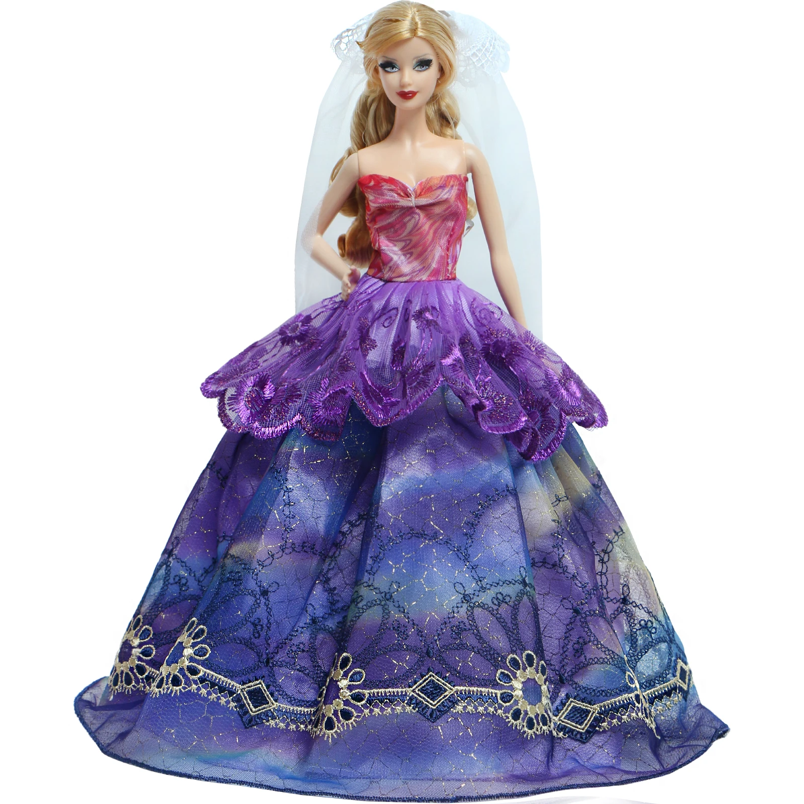 Свадебное вечернее бальное платье ручной работы смешанный стиль кружевное