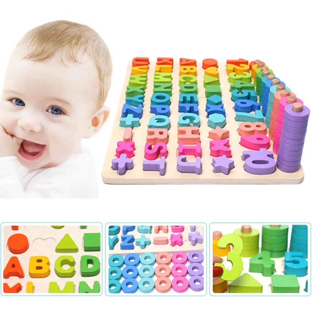 Дошкольного деревянные материалы montessori учиться считать соответствие цифрового