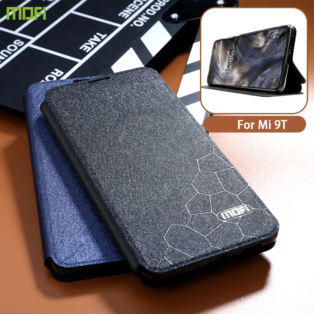 Mofi Flip Case For Xiaomi Mi 9T Pro Full Cover For Mi 9 Shockproof PU Leather Case For Mi 9 Lite Luxury Business Style