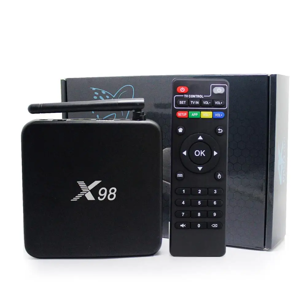 Приставка для smart TV S905X Android 6 0 4K 60fps лучше чем X96 MINI S905W 2 ГБ 16 ГБ|ТВ-приставки и