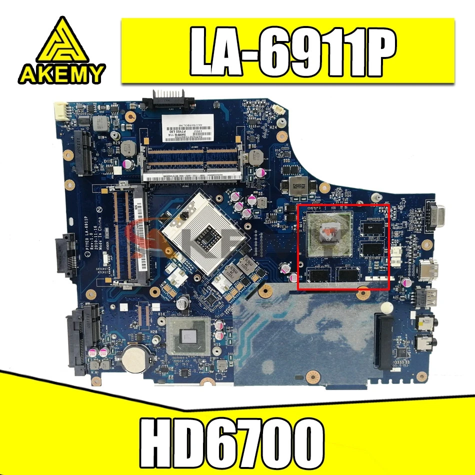 

AKEMY P7YE0 LA-6911P для Acer 7750 7750G MBRB102002 MB.RB102.002 материнская плата для ноутбука HD6700