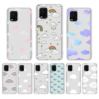 fashion colored clouds phone case for redmi note 5 7a 10 9 8 plus pro 9a k20 for xiaomi 10pro 10t 11 capa
