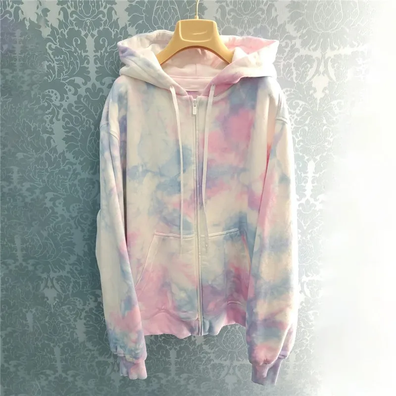 

Colorful Oversized Hoodies Women Clothing Blouses Bottoming Long Sleeve Tops Loose Pocket Sweatshirt Girl Casual Pullover 2021