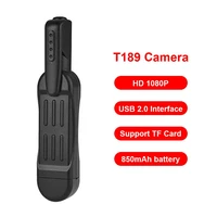 t189 mini camera hd 1080p camera wearable body pen camera digital mini dvr small dv camcorder micro camera support 32g tf card