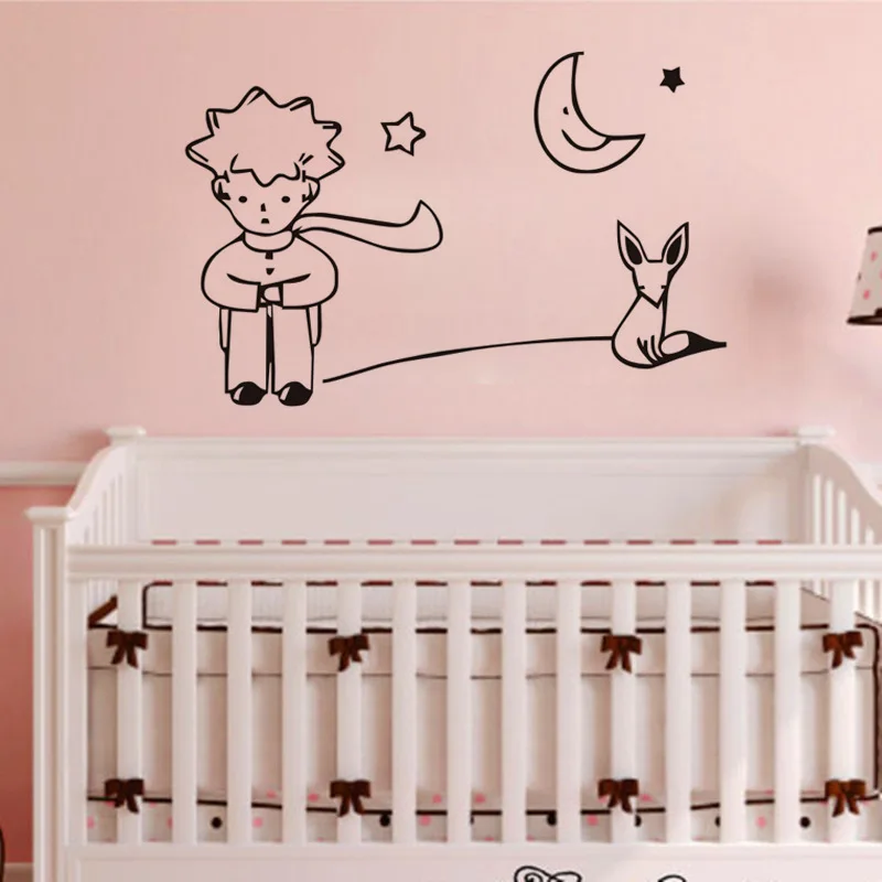 Start Moon Детская Наклейка на стену s маленький декор для комнаты мальчика спальня