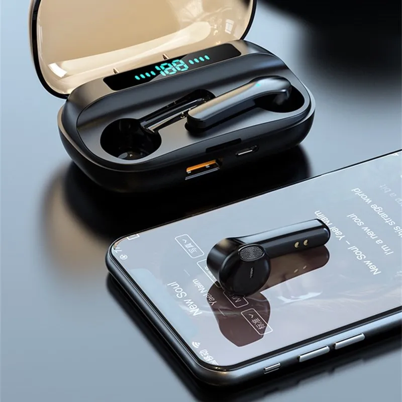 NEW Wireless Headphones Bluetooth Earphone Headset 9D Stero HiFi earbuds Sport running With super bass mic Loud HD Call | Электроника