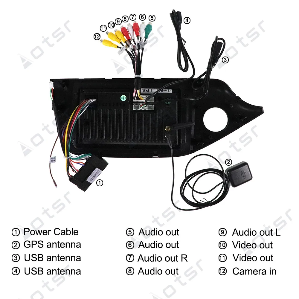 AOTSR Android 9.0 64GB Car Multimedia Player For KIA Ceed 2013 2014 2015 Audio Radio Headunit 2din Carplay IPS DSP | Автомобили и
