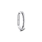 CKK кольцо сверкающий бар укладки кольца для мужчин и женщин Anillos Mujer 925 Серебро 925 Свадебные украшения Aneis hombre
