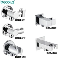becola brass wall mounted hand held shower holder shower bracket hose connector wall elbow unit spout water inlet angle valve