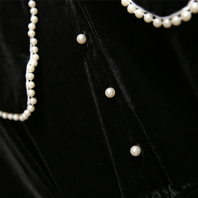 5XL женское осеннее и зимнее Золотое бархатное платье частичной толщины|Женские