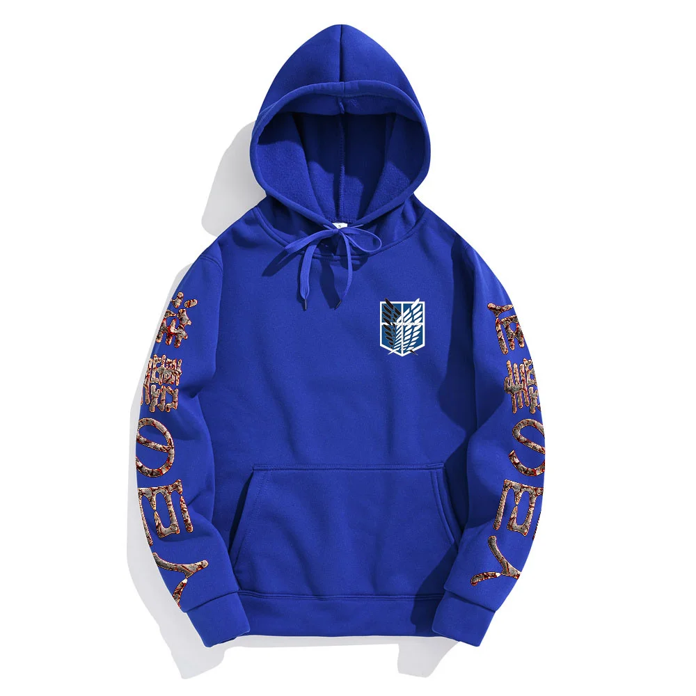 

Attack on Titan Hoodie Sweatshirt Men Casaul Tops Loose Sudadera Hoodies