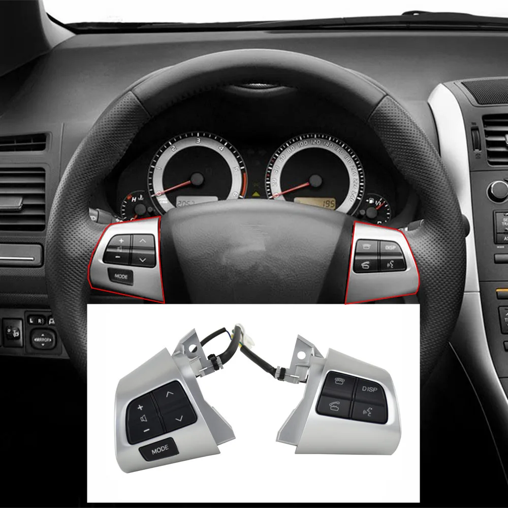 

Высококачественные кнопки переключателей рулевого колеса для Toyota Corolla / Wish / Rav4 / Altis OE качество 84250-02260 84250-02230