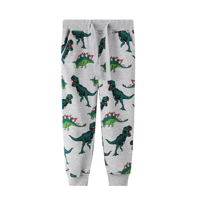 

Dinosaur Boys Casual Pants Kids Clothing Cotton Long Trousers Children Clothing Sport Pants
