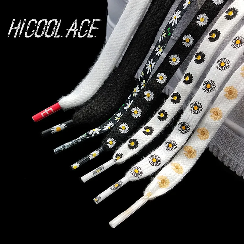 

2020 New 47"/55"/63" Printed Shoelaces Flat Wide Shoelace 8MM PEACEMINUSONE Shoe Laces for Print Air Force 1 G-Dragon Shoelaces