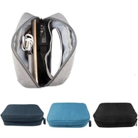 portable travel storage bag digital data cable charger headphone bag power bank holder storage charging cable organizer bag
