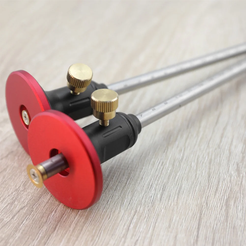 

Aluminum Alloy Accurate Measuring Tool Woodworking Scribe With Knob Adjustable Range Portable Marking Gauge European Style DIY