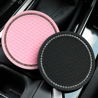 car coaster water cup bottle holder anti slip pad mats silica gel for interior decoration car styling mat accessories